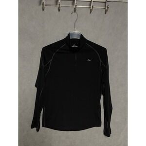 Paradox Shirt Men M Black 1/4 Zip Freshguard Merino Blend Dri Release Performanc
